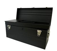 URREA Tool Box - 24" x 10" x 11" Heavy-Duty Mobile Tool Carrier with 20 Gauge Steel & Removable Tray - D8C20