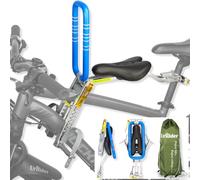 UrRider Front Mounted Child Bike Seat, Tool-Free Quick Release, Ultra-Light & Foldable Kids Bike Seat for Mountain, Hybrid & City Bikes (Toddlers 2-6 Years, Up to 60 lbs)