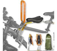 UrRider Front Mounted Child Bike Seat, Tool-Free Quick Release, Ultra-Light & Foldable Kids Bike Seat for Mountain, Hybrid & City Bikes (Toddlers 2-6 Years, Up to 60 lbs)