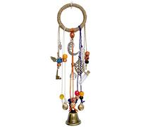 URROMA Witch Bells for Door Knob for Protection, 1 Pcs Magic Wiccan Wind Chimes Door Hanger for Crafts Room Kitchen New Home Housewarming Presents