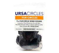 URSA 9x Fur Circles + 30x StickiesSingle Colour - Black