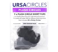 URSA 9x Plush Circles + 30x StickiesSingle Colour - Black