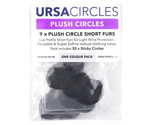 URSA 9x Plush Circles + 30x StickiesSingle Colour - Black
