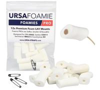 URSA Foamies Pro, Microphone Foam Covers - Pack of 12 (White)