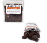 URSA Fur Circles - Mini Windshields for Microphones - 100x Circles (Brown) | For Lavalier/Lapel, Reduce Wind Noise & Clothing Rustle, Compatible with Sennheiser, RODE, Sanken, Tascam & More