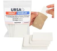URSA Heat Shield - Premium Heat-Resistant Foam Inserts for Wireless Transmitter Pouches & Straps (2 Small + 2 Large Pads)