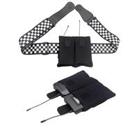 URSA Live Pouch for Wireless Transmitters & Receivers - Double | Belt & Guitar Strap Pouch for Musicians, Theatre & Live Events | Quick Release Holder Compatible with Shure, Line 6, Sennheiser & More