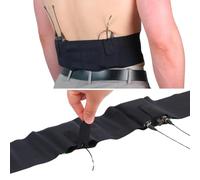 URSA Live Waist Strap - Double Pouch - For Microphone Transmitters & Recievers. For use in Film/TV, Documentary, Theatre and Fitness Instruction (Black, Small)