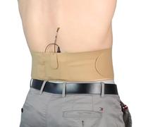 URSA Live Waist Strap - For Microphone Transmitters & Receivers. For use in Film/TV, Documentary, Theatre and Fitness Instruction (Beige, Small)