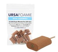 URSA Mini Foamies: Soft Foam Mounts for Wireless Lav Mics | Lav Mic Accessories | Stick Directly to the Skin or Costume | Microphone Foam Covers - Fits Most Microphone Brands