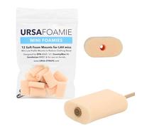 URSA Mini Foamies: Soft Mini Foam Mounts for Wireless Lav Mics. Can be stuck directly to the skin or costume. Fits SANKEN COS11, DPA 6060, Countryman B6, Sennheiser MKE1 (Pack of 12)