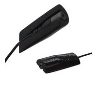 URSA MiniMount. Slim, Low-Profile and Made from Hardened Plastic. Hand-Finished for Smoothness. Includes 5x Hypoallergenic MiniMount Stickies (Black, Sennheiser MKE1)