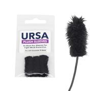 URSA Plush Sleeves: Designed to use under costumes to help disguise mics, reduce clothing noise and protect the mic from light wind. (Black - 3 Pack)