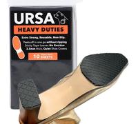 URSA Soft Soles Heavy Duties - 10 Sheets + 2 Sticky Tape Sheets | Noise Reducing Shoe Pads for Film, Theatre & Everyday Use | Anti-Slip Adhesive Rubber Foam | Cut-to-Size Silicone Grip Sole Protectors