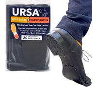URSA Soft Soles - Multipack 20 Pre-Cut Shapes | Noise Reducing Shoe Pads for Film, Theatre & Everyday | Anti-Slip Adhesive Rubber Foam | Cut-to-Size Silicone Grip Sole Protectors