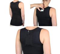 URSA Vestie - Unisex Wireless Mic Vest with 4 Transmitter & 3 Mic Pouches | Compatible with Shure, Lectrosonics, Wisycom, Zaxcom | Low-Profile, Form-Fitting Design (Black, Medium)