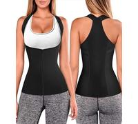 URSEXYLY Women Back Braces Posture Corrector Waist Trainer Vest Tummy Control Body Shaper for Spinal Neck Shoulder and Upper Back Supports (S, Black)