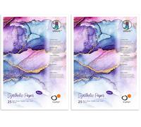 Ursus 16264600 Yupo Paper, 85 g, DIN A4, 25 Sheets, Synthetic, Smooth Surface, Tear and Waterproof, UV Lightfast, Extremely Durable, 100% Recyclable, Versatile (Pack of 2)