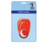 Ursus 19470006 Motif Punch with Lever, Small, Moon, Approx. 16 mm, red