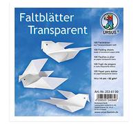 URSUS 2536100 Folding Sheets Tracing Paper, White, 42 g, Approx. 14 x 14 cm, 100 Sheets