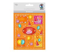 Ursus 56420046 3D Sticker Everyday Consisting of Multiple Levels High-Quality Materials Self-Adhesive for Embellishing Greeting Cards, Scrapbooking and Other Crafts One Size