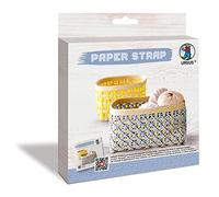 Ursus 74520006 74520006 Kamihimo Paper Strap Light Blue Heavy Duty 15mm x 15m Blue Craft Tape Made from Bonded Paper Cord for Braiding, Craft Trend from Japan