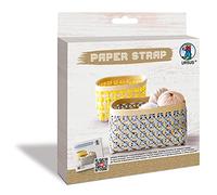 Ursus 74520009 - Kamihimo Paper Strap Light Brown Robust Braided Tape Approx. 15 mm x 15 m Brown Craft Tape Made of Glued Paper Cords for Braiding, Craft Trend from Japan