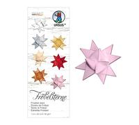URSUS Moravian, Made of Coloured Drawing Paper 130 g/m 1 x 50 cm, 100 Strips for Approx. 25 Stars, Pink, One Size