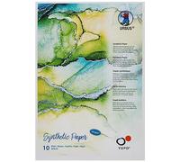 URSUS Yupo Paper, 192 g, DIN A5, 10 Sheets, Synthetic, Smooth Surface, Tear-Resistant and Waterproof, UV Lightfast, Extremely Durable, 100% Recyclable, Versatile, White