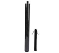 URSXODAWQ 12 Inch Pool Cue Joint Extender with Bumper, Billiard Stick Extension, Carbon Fiber Tube for Cues, Tail Heavy Design for Enhanced Control and Power