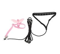 URSXODAWQ Adjustable Bird Harness Leash, Outdoor Parrot Flying Training Straps, Comfortable Elastic Nylon Webbing with Bite - Proof Metal Chain, Figure 8 Belt Design for Small Parrots Like L (S)