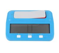 URSXODAWQ Chess Timer with Reward and Delay Functions, Digital Chess Clock, Count Up and Down Timer with Alarm Memory LCD Display for Game Competitions and Training (Blue)