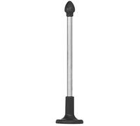 URSXODAWQ Golf Direction Indicator Swing Corrector, Golf Swing Training Equipment, Retractable Stainless Steel Practice Rod with Magnetic Base for Swing Speed and Stability, ABS Plastic Golf (Black)