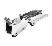 URSXODAWQ Stainless Steel Hinged Boat Bow Roller, Double Roller Marine System, Self - Launching and Retrieving Roller with Spring Loaded Quick Release Pin, Res