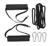 URSXODAWQ Tricep Press Down Cable Grip Handle with Triceps Rope, Nylon Webbing & Rubber - Wrapped Ergonomic Dual - Mode Handle for Gym Pulley Systems, Cable Crossover, Home Workout Equipment