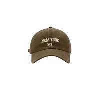 URTAODFE Classic Cotton New-York Embroidery Hat Men Women Baseball Cap (UK, Alpha, L, Coffee)