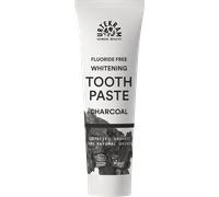 Urtekram Charcoal Toothpaste - Natural Fluoride-Free Toothpaste - Gently Whitening with Organic Aloe Vera & Myrrh - Vegan & Certified Organic - Fresh Breath, 75 ml