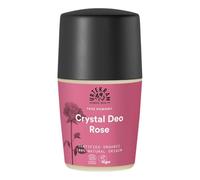 Urtekram Cream Crystal Deo Rose - 50 ml - Natural Deodorant with Mineral Salt, Fresh Rose Scent, Alcohol-Free, Certified Natural Cosmetics, Vegan & Aluminium-Free