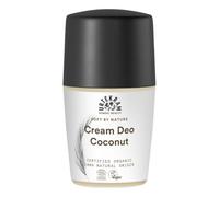 Urtekram Cream Deo Coconut - 50 ml - Natural Deodorant with Organic Coconut Oil & Hyaluronic Acid, Certified Natural Cosmetics, Vegan & Gentle on Sensitive Skin