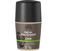 Urtekram Lime Crystal Deo - 50 ml - Natural Deodorant with Mineral Salt & Organic Citrus Oils, Fresh Scent, Alcohol-Free, Aluminium-Free, COSMOS Organic, Vegan & Gentle on Skin
