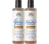 Urtekram Organic Coconut Shampoo for Normal Hair - 250ml (Pack of 2)