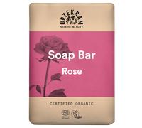 Urtekram Solid Soap Rose - 100g - Natural Body Soap with Organic Rose Oil - 99.9% Natural Ingredients - Palm Oil Free - For All Skin Types - Gentle Cleansing - Vegan
