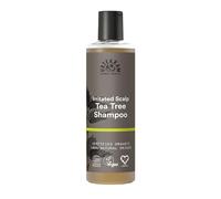 Urtekram Tea Tree Shampoo - Certified Organic, Vegan, Soothing and Nourishing Formula with Aloe Vera and Glycerine for Irritated Scalp - 250ml