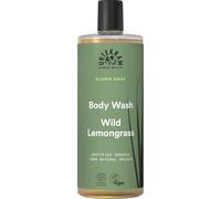Urtekram Wild Lemongrass Body Wash with Aloe Vera, 500 ml | COSMOS ORGANIC certified by Ecocert Greenlife; Moisturising shower gel with a fresh lemongrass and citrus scent