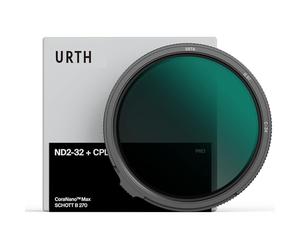 Urth 55 mm Variable ND2-32 + Polarising Lens Filter (Pro) | Professional-Grade Enhanced Polarisation and Exposure Control with Excellent Colour Fidelity and 34-Layer Nano-Coating