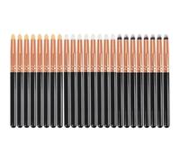 Urtlia Professional Small Pencil Eyeshadow Brush 24Pcs for Eye Shadow Eyeliner Smudge Blending Precision Perfect Cut Crease Makeup Brushes Tool Set(Multicolor-EA01)
