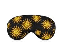 Uruguay Flag Sun Blackout Sleep Mask for Side Sleeper Soft Covers for Travel Essentials Nap