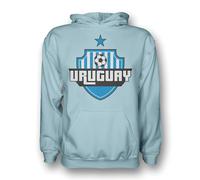 Uruguay Junior Country Logo Hoody in Light Blue | Size: 9-11 Years Uruguay Light Blue 9-11 Years