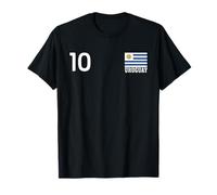 Uruguay Number 10 National Flag Country Pride Heritage T-Shirt