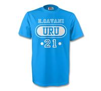 Uruguay Women's Womens Edinson Cavani Uru T-Shirt in Light Blue | Size: Large Uruguay Light Blue L